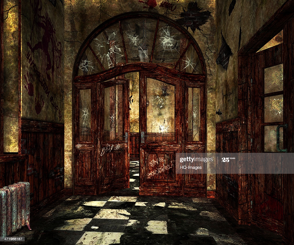 Scary Asylum Interior Background High Res Stock Photo Getty Image