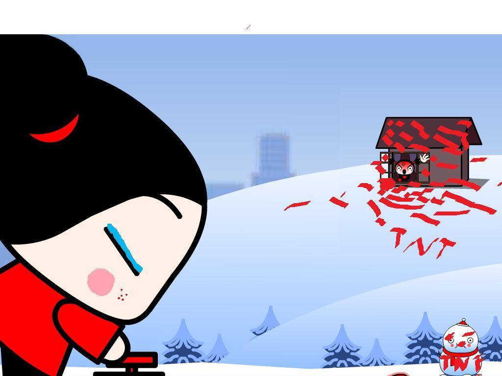 Pucca Image On Her Specal Boom HD Wallpaper
