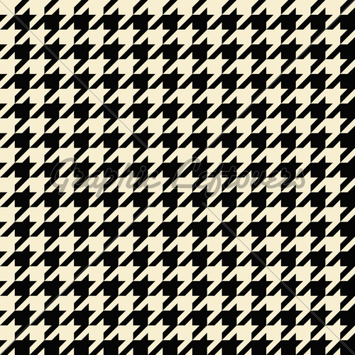 Black And Tan Colored Seamless Houndstooth Patt