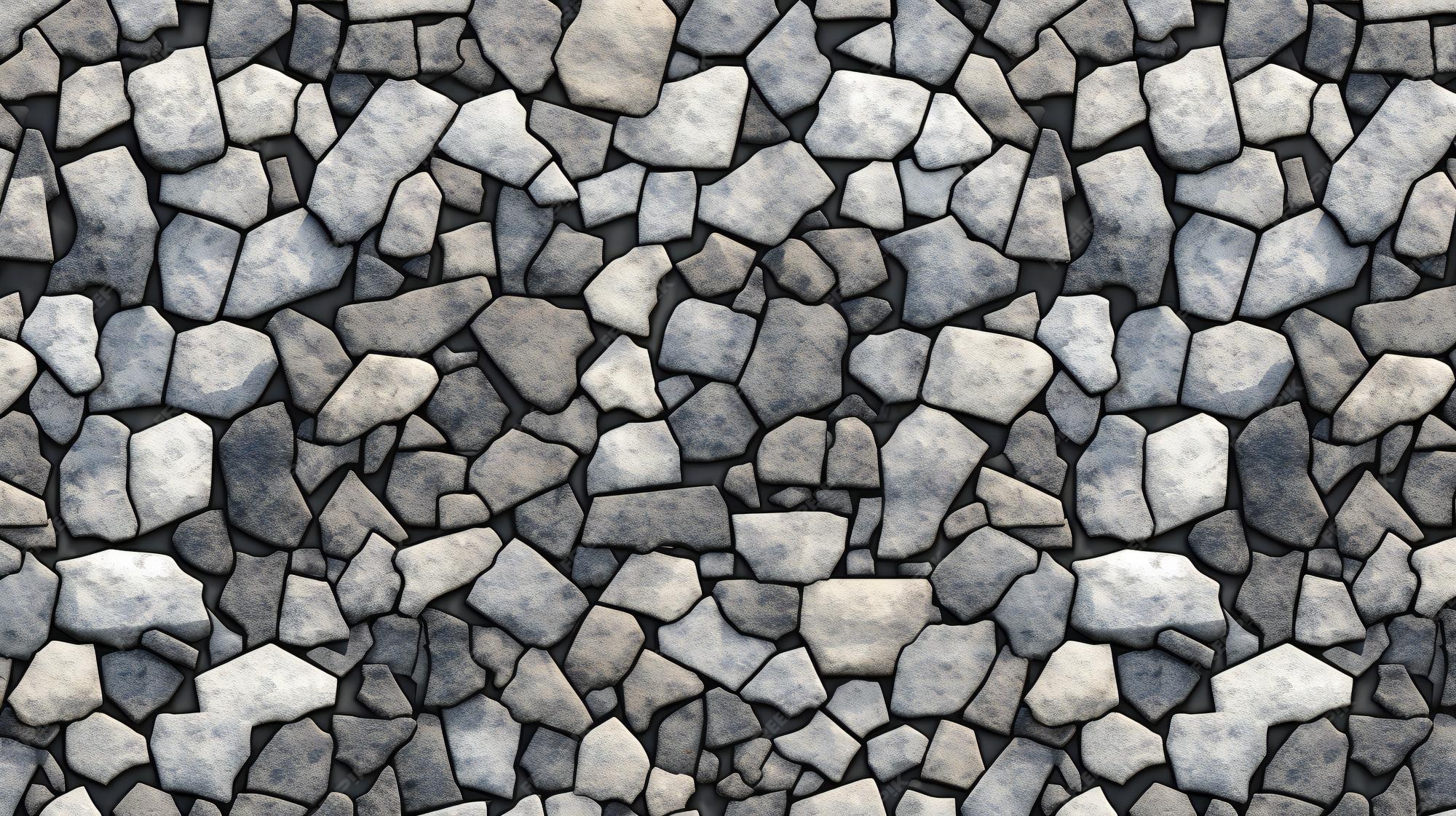 Stone Wall Seamless Texture Abstract Background Wallpaper