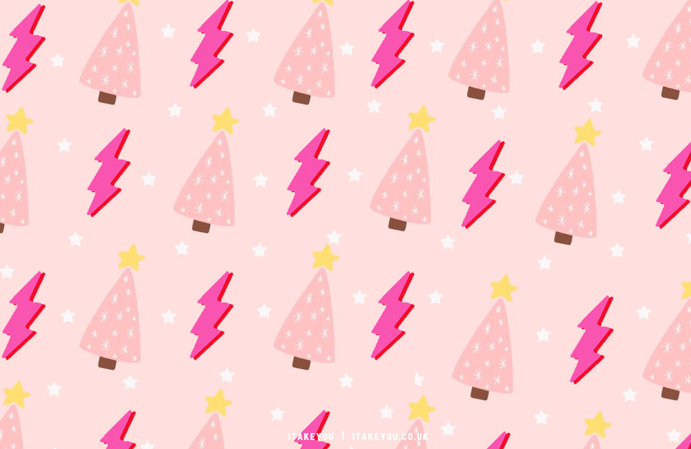 Pink Christmas Wallpaper