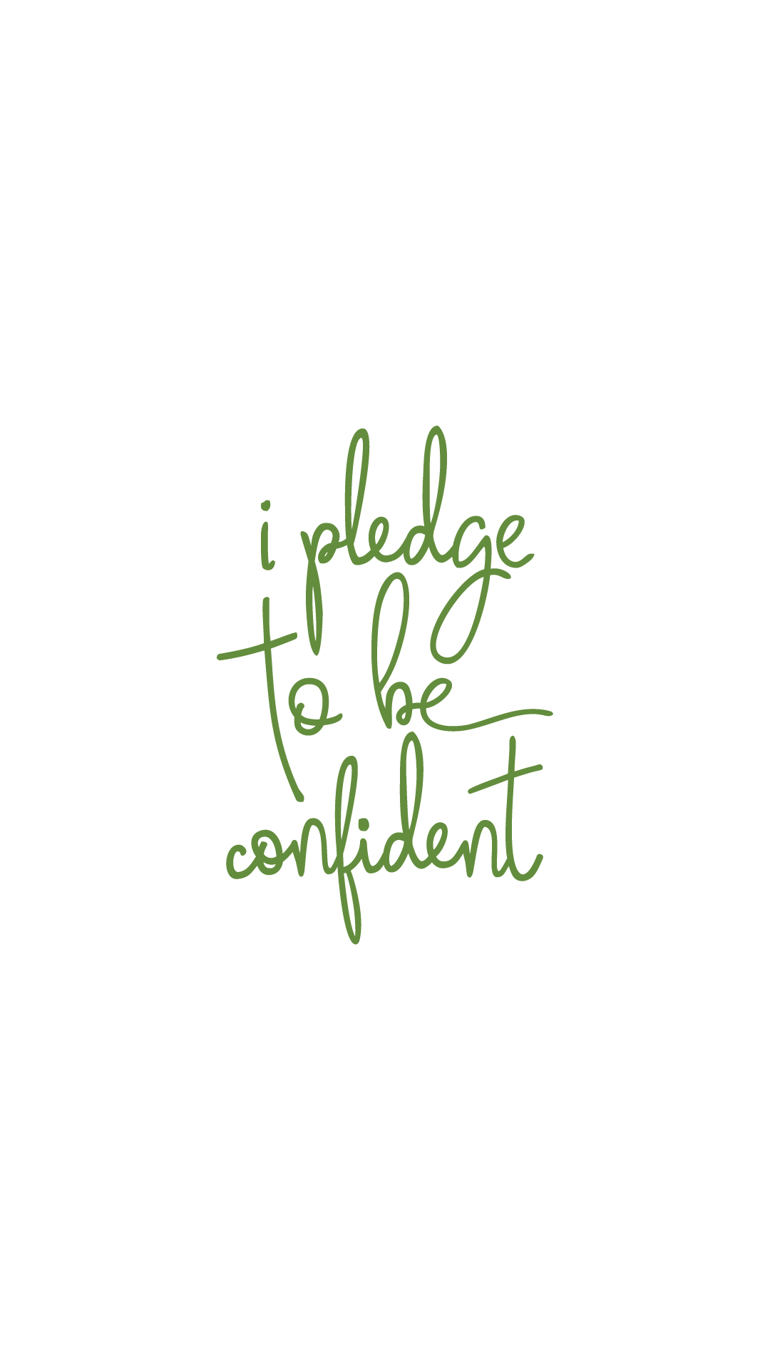 I Pledge To Be Confident Kappa Delta Instagram Story Background