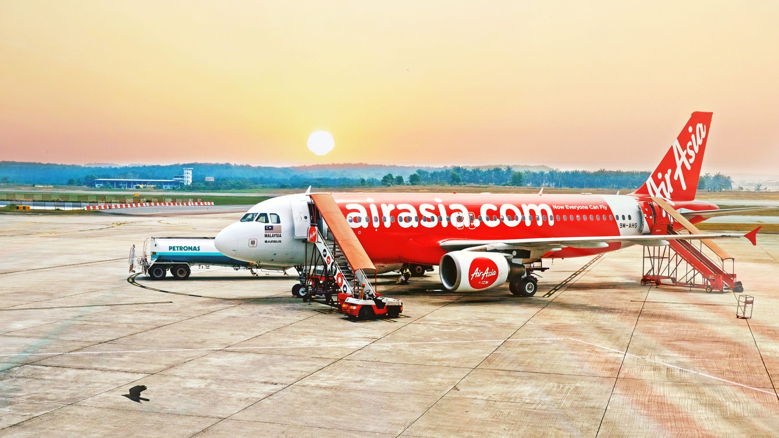 HD Wallpaper Of Airasia S Airplane Paperpull