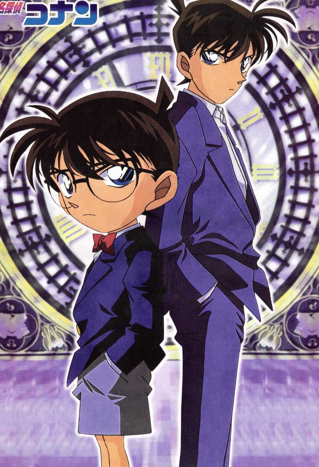Download Anime Detective Conan And Shinichi Wallpaper