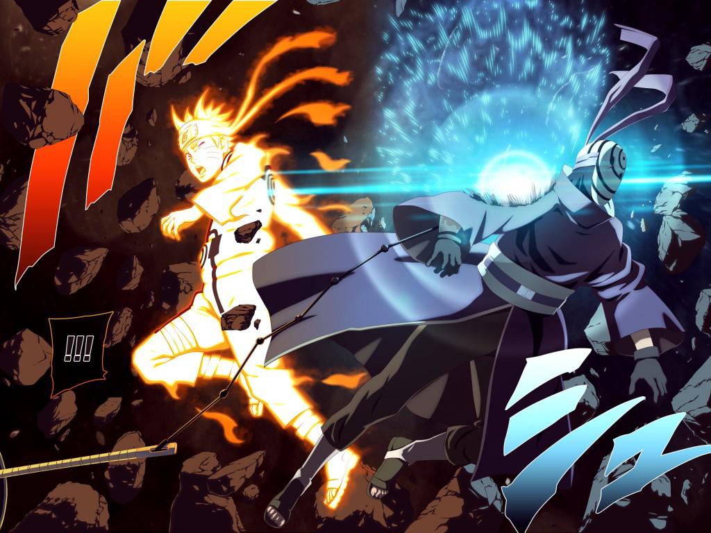 Naruto Vs Obito High Quality And Resolution Wallpaper