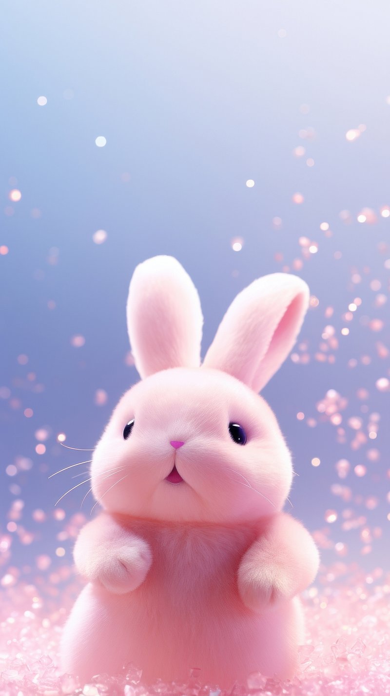 Cute Aesthetic Bunny Image Wallpaper