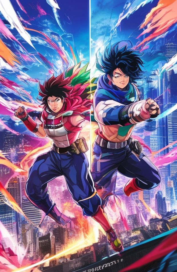My Hero Academia Two Heroes Wallpaper
