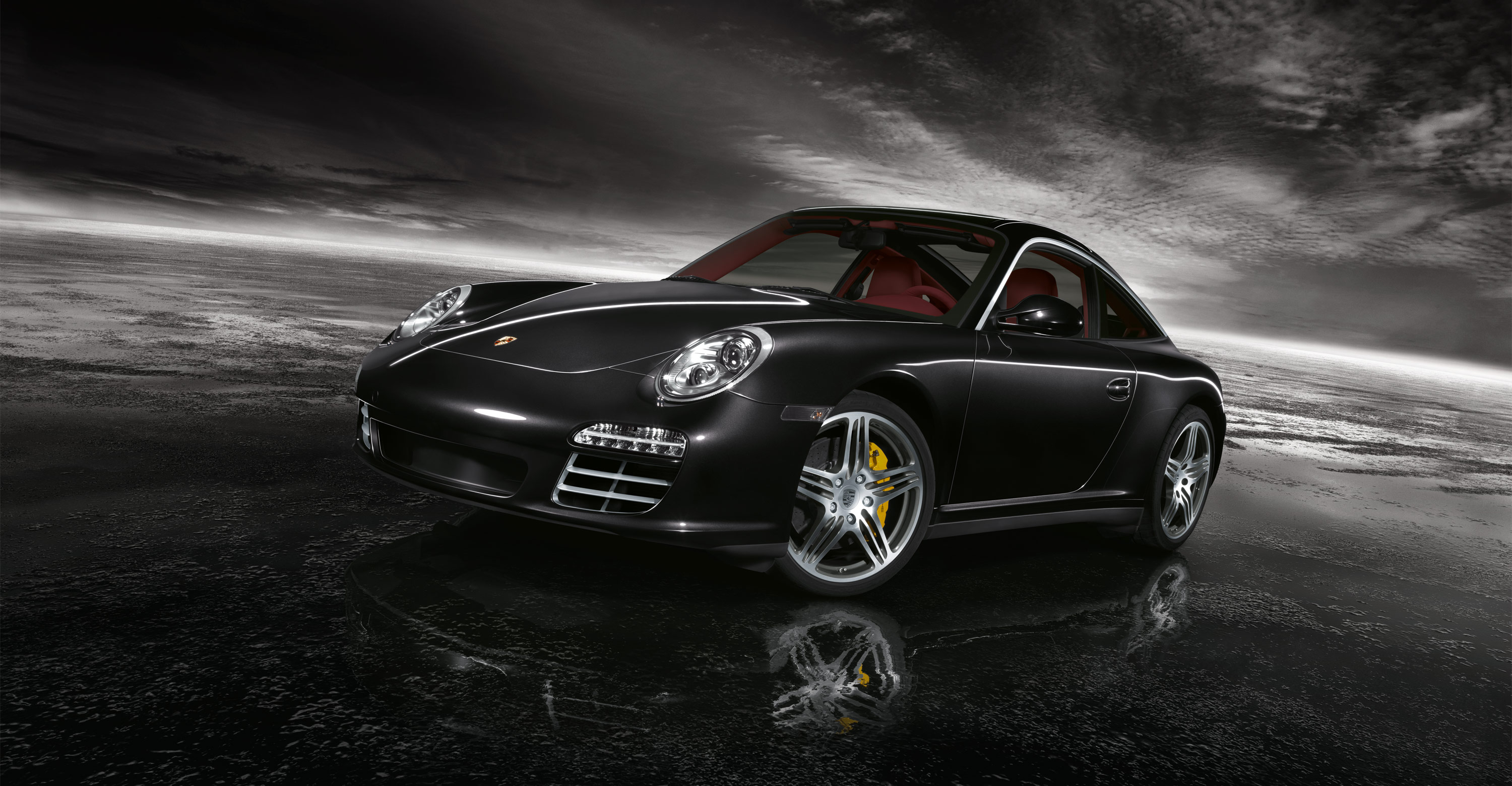 Black Porsche Targa 4s Wallpaper
