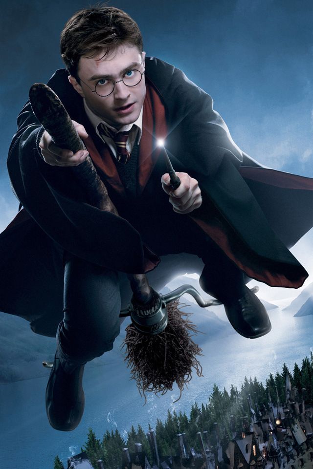 Marius Van Niekerk On Rubber Broom In Harry Potter
