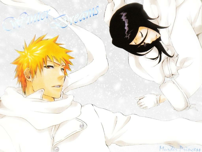 Anime Couple Bleach Ichigo And Rukia Wallpaper