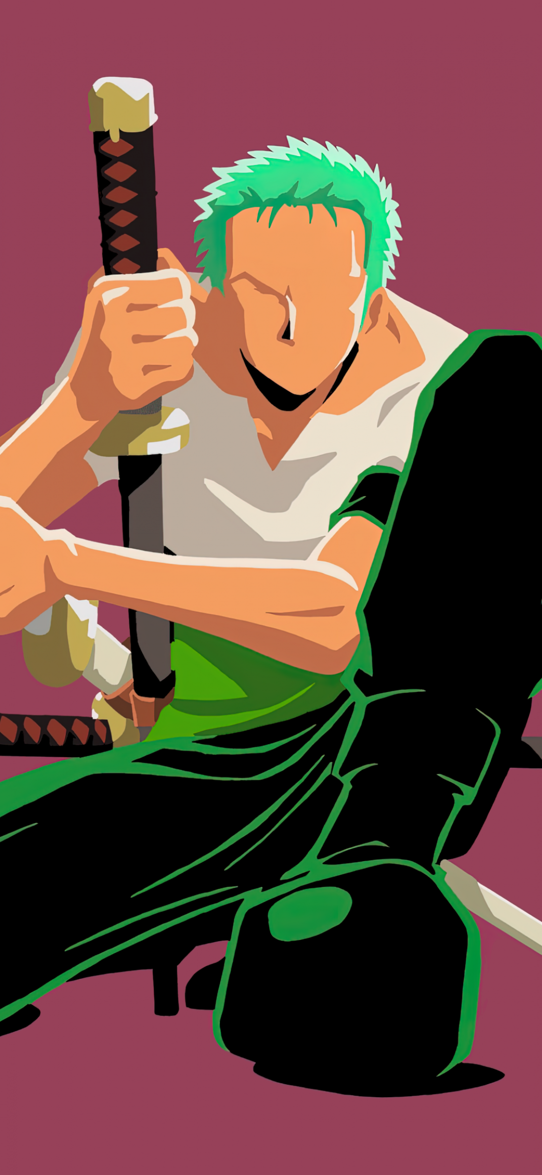 Roronoa Zoro Wallpaper 4k Illustration Faceless One Piece
