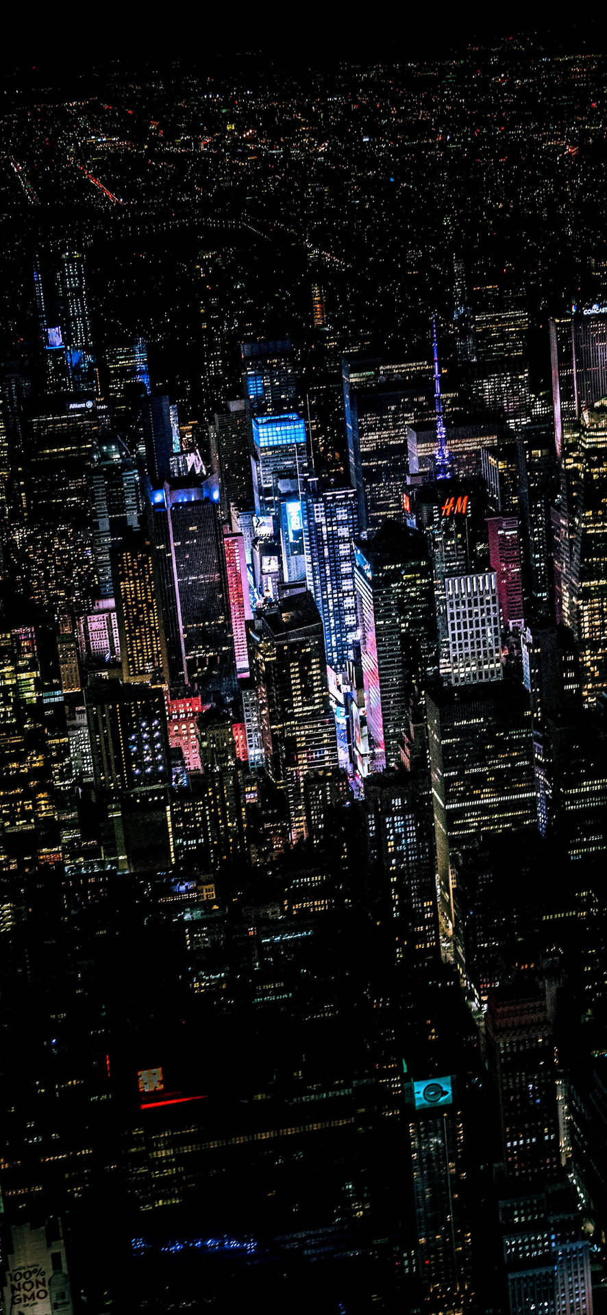 New York Night iPhone Wallpaper