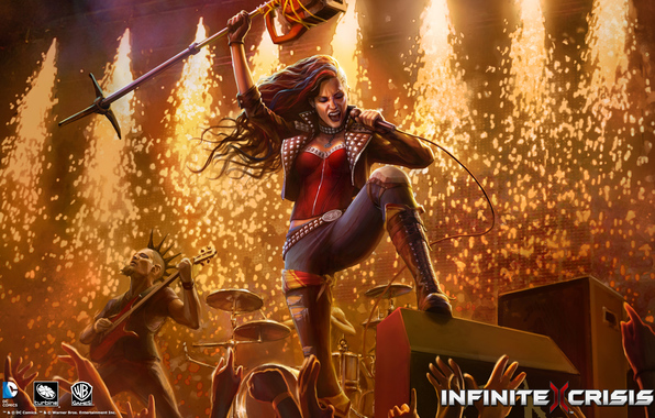 Wallpaper Wonder Woman Diana Dc Ics Infinite Crisis