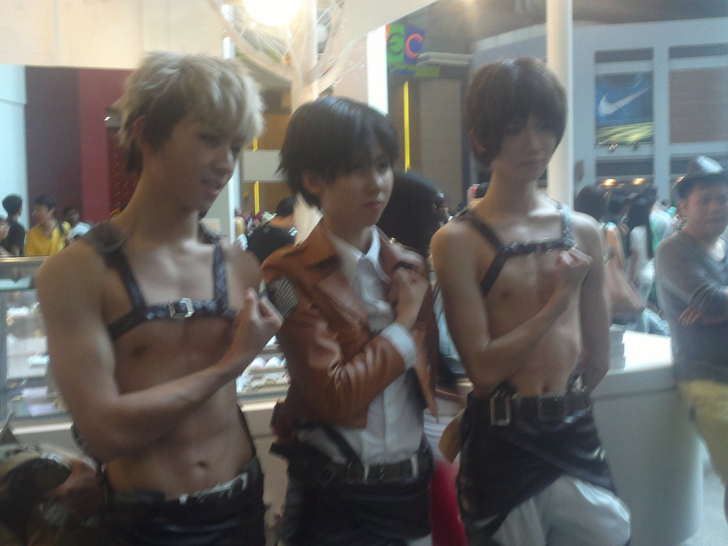 Snk Aot Cosplay Jean Levi And Eren By 13kitty95