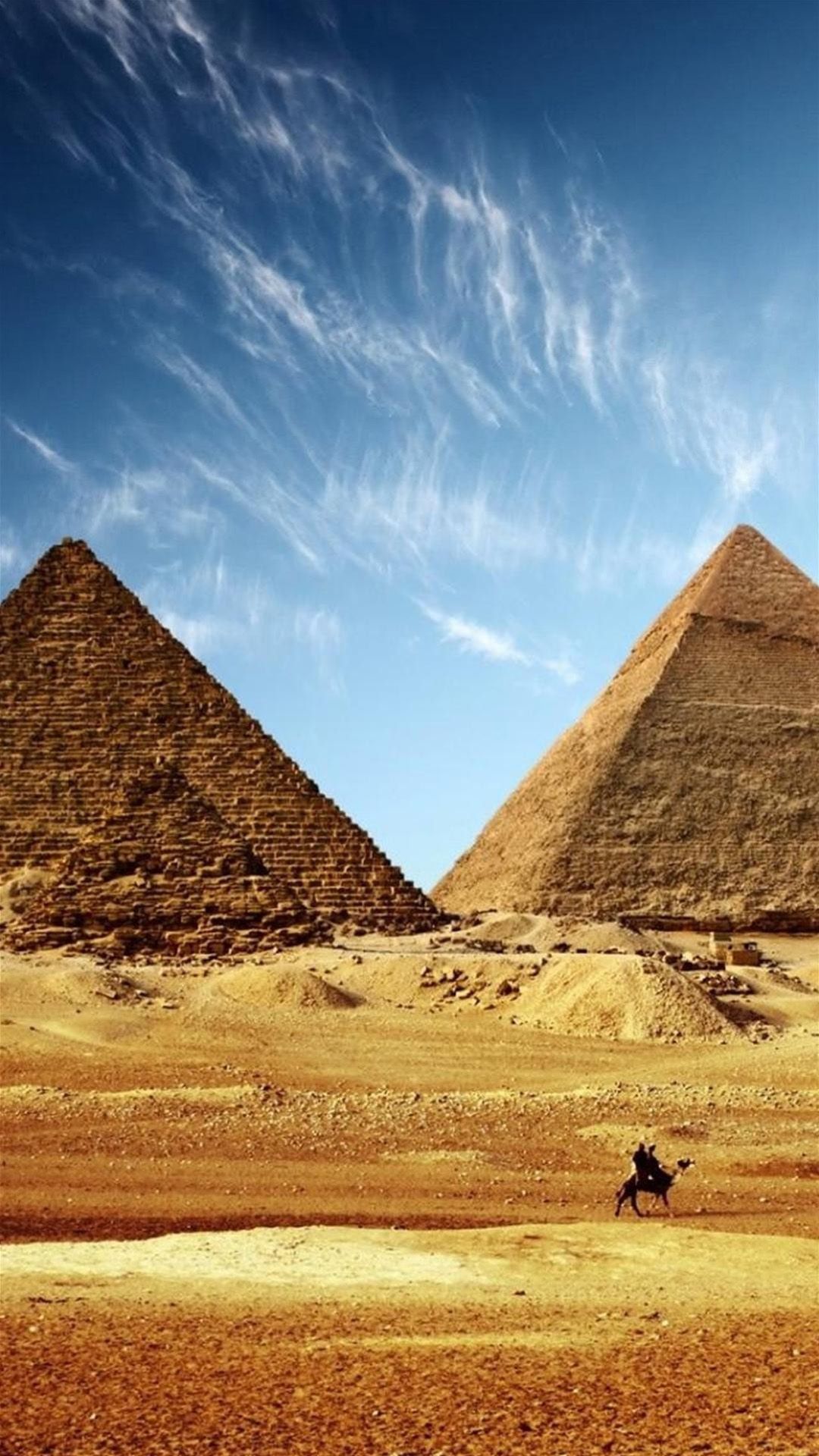 Great Pyramid Of Giza Egypt iPhone Plus HD Wallpaper Pyramids