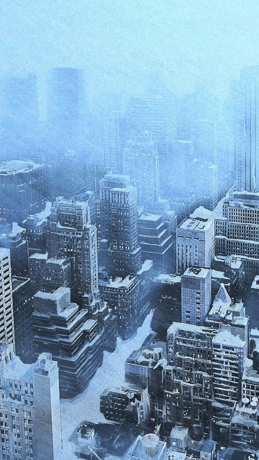 Winter Snow New York City Wallpaper