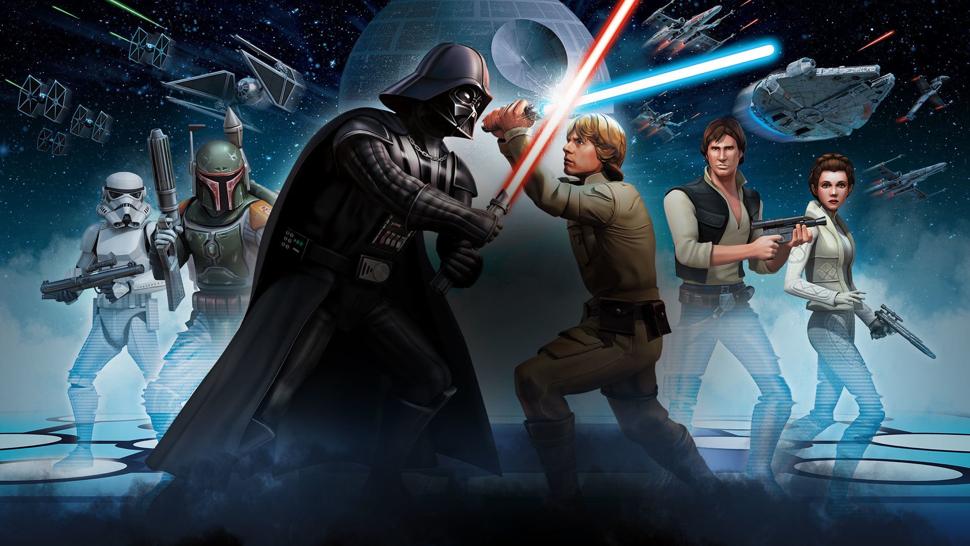 Star Wars Galaxy Of Heroes HD Wallpaper Background Image
