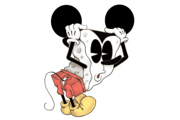 Mickey Mouse Dope Face Check Out The Simpsons