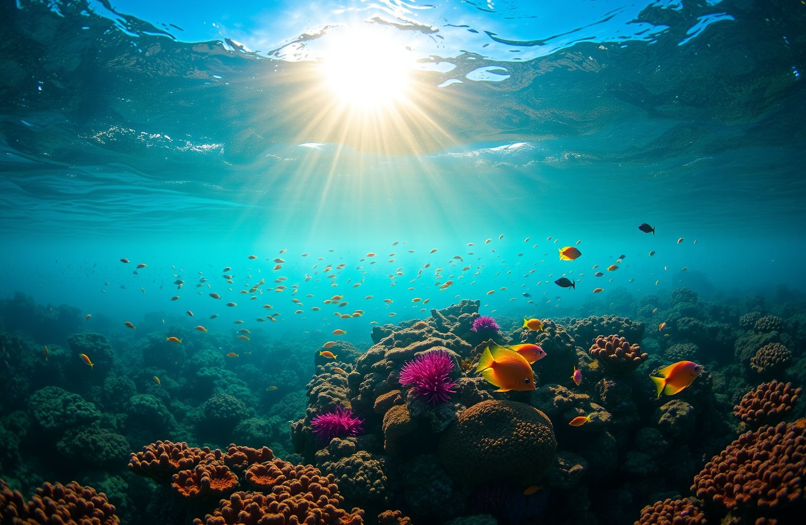 Under The Ocean Wallpaper
