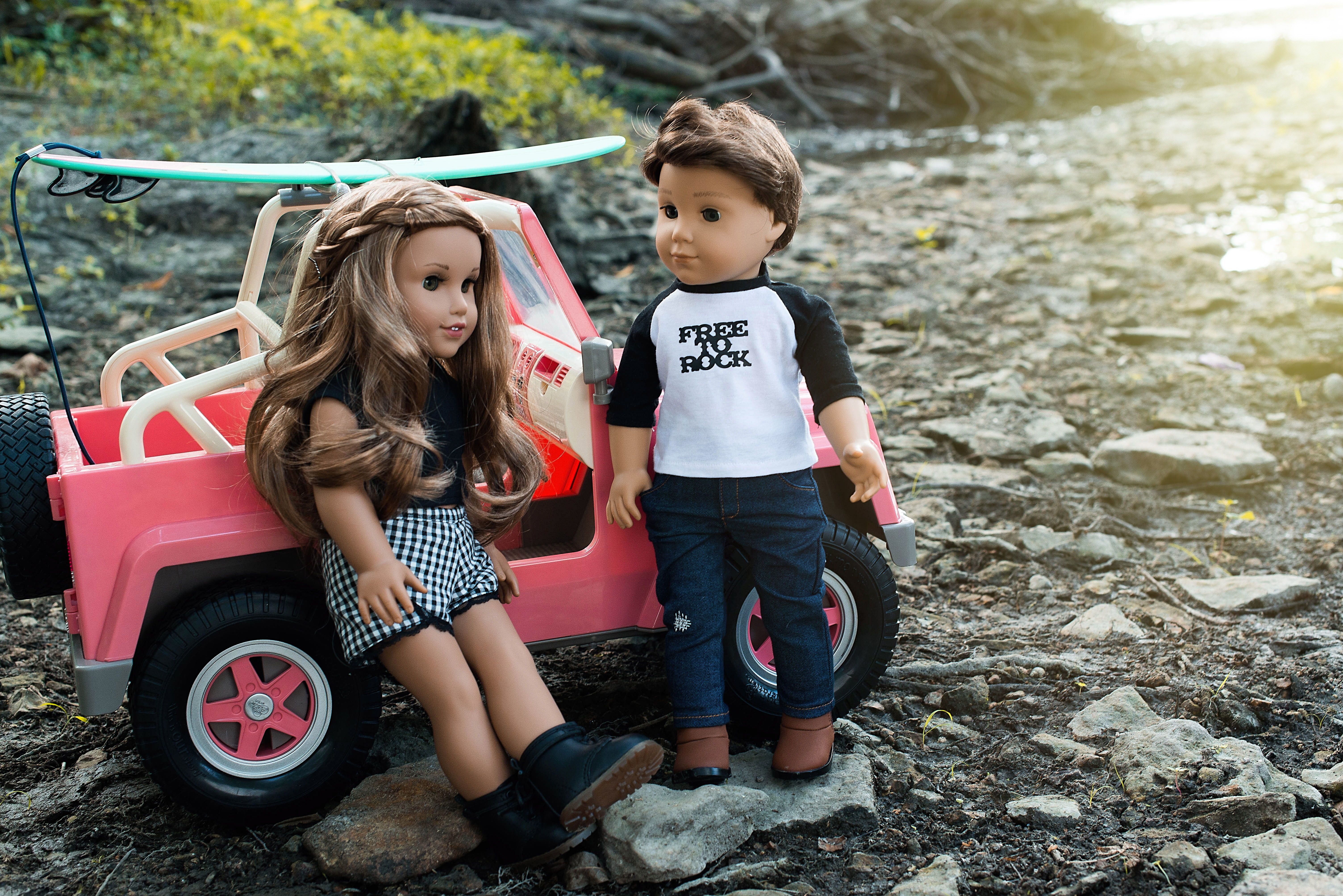 Cute Doll Photo Of Lea And Logan 18incHDollphotography