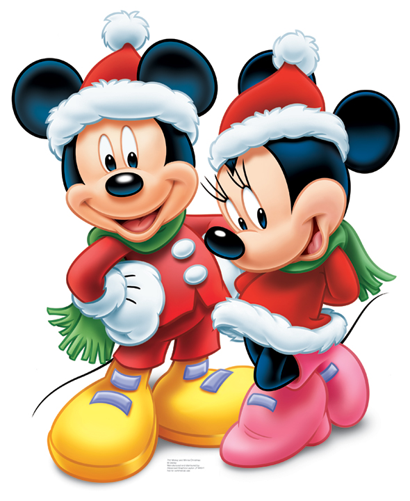 Mickey Mouse and Minnie Mouse Christmas