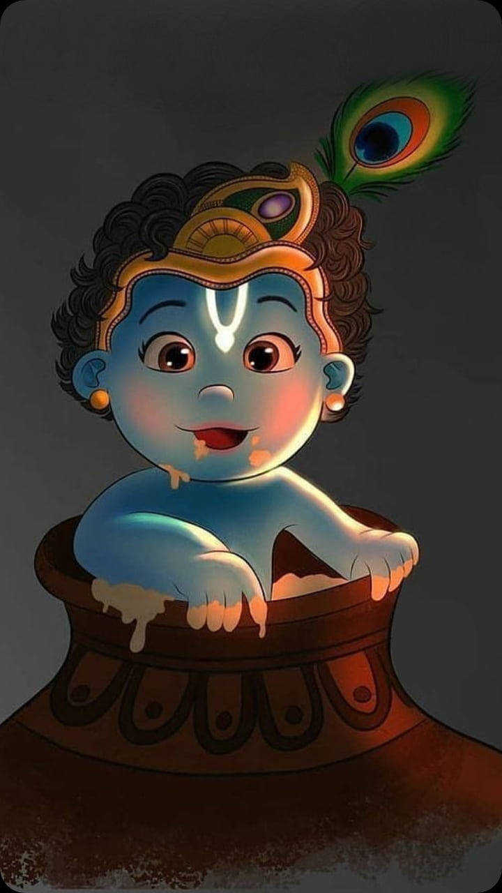 Little Krishna Wallpaper