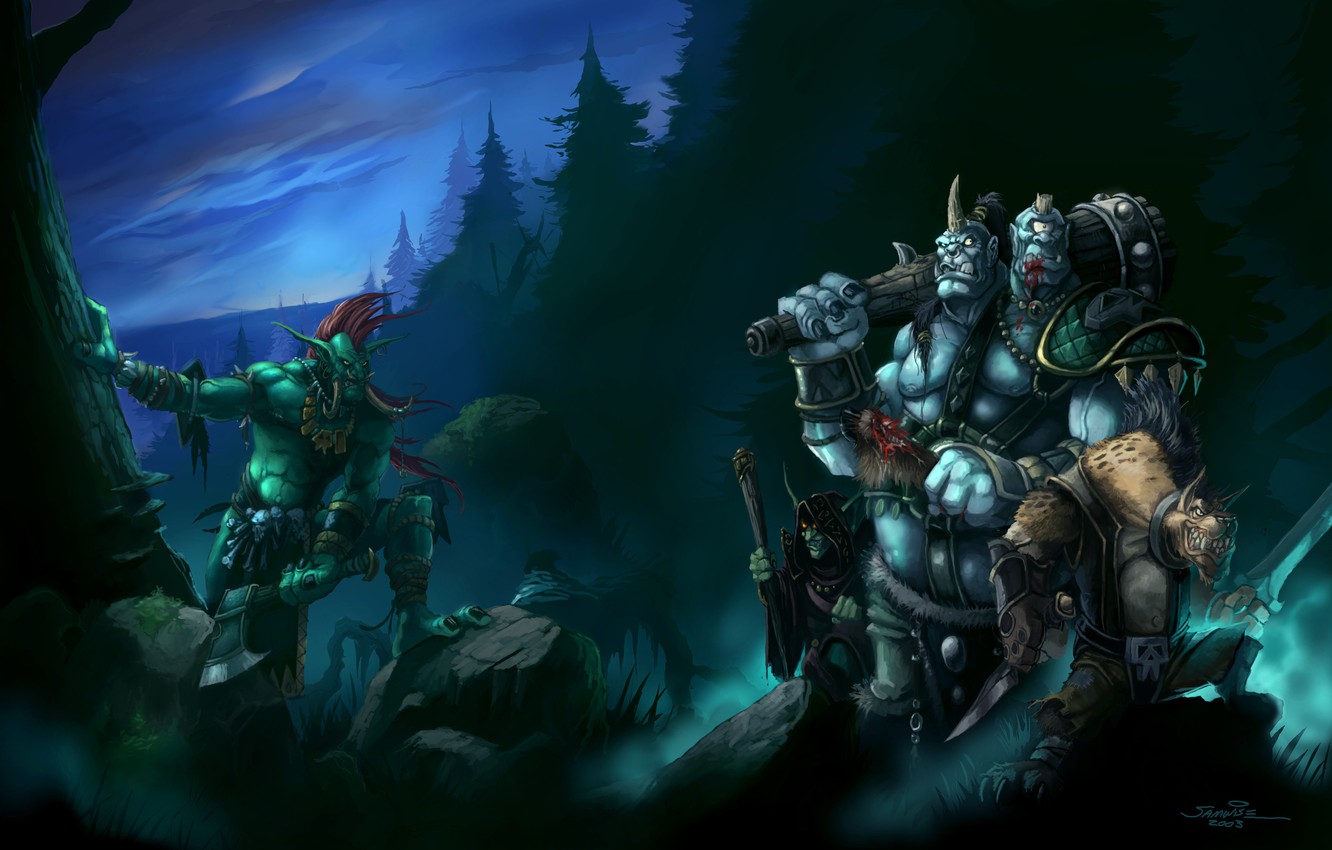 Wallpaper World Of Warcraft Troll Ogre Position Samwise