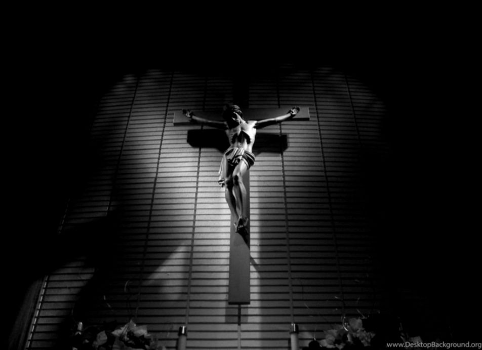HD wallpaper Jesus Christ Crucifixion black and white blackandwhite  religion  Wallpaper Flare