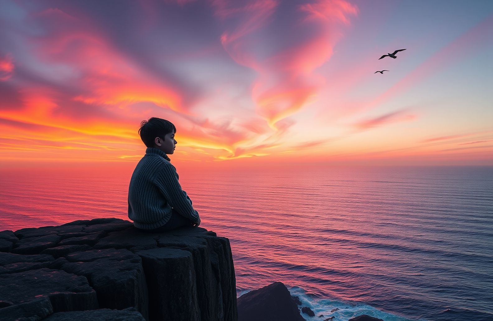 Alone Boy Wallpaper