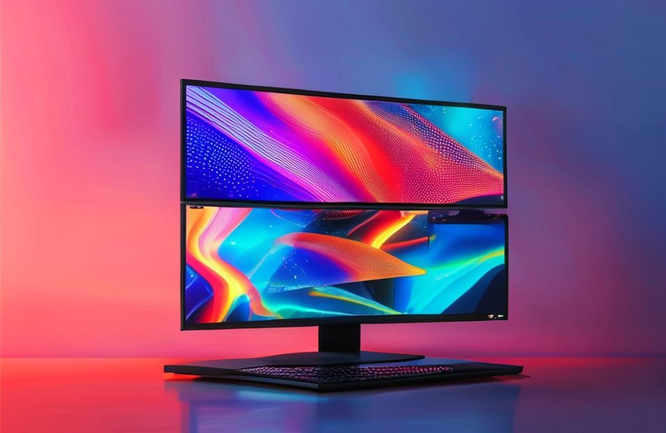 Stacked Monitor Wallpaper