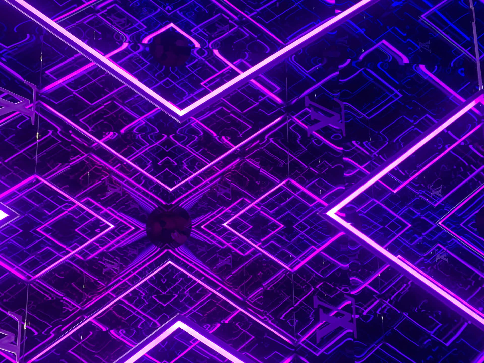 Neon Purple Background Wallpaper