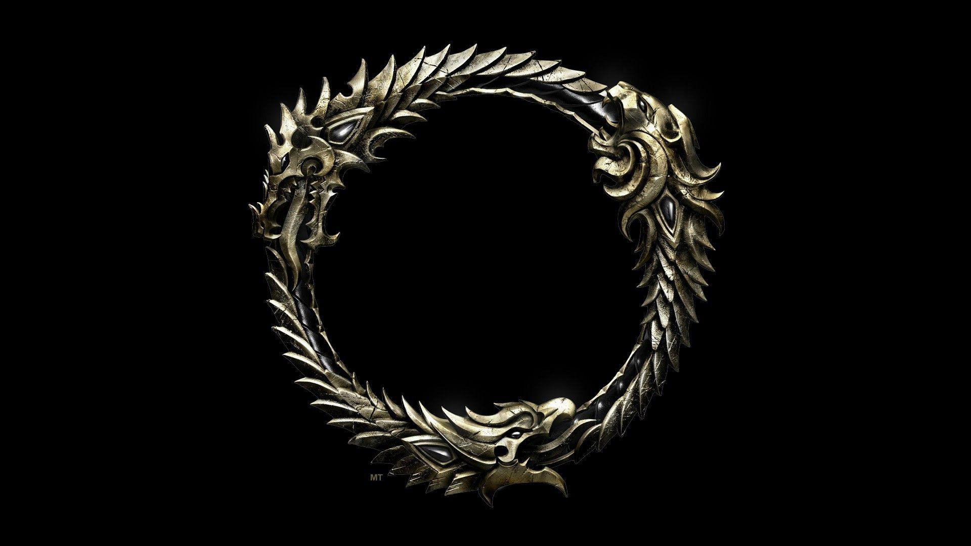 The Elder Scrolls Online Logo Game HD Wallpaper