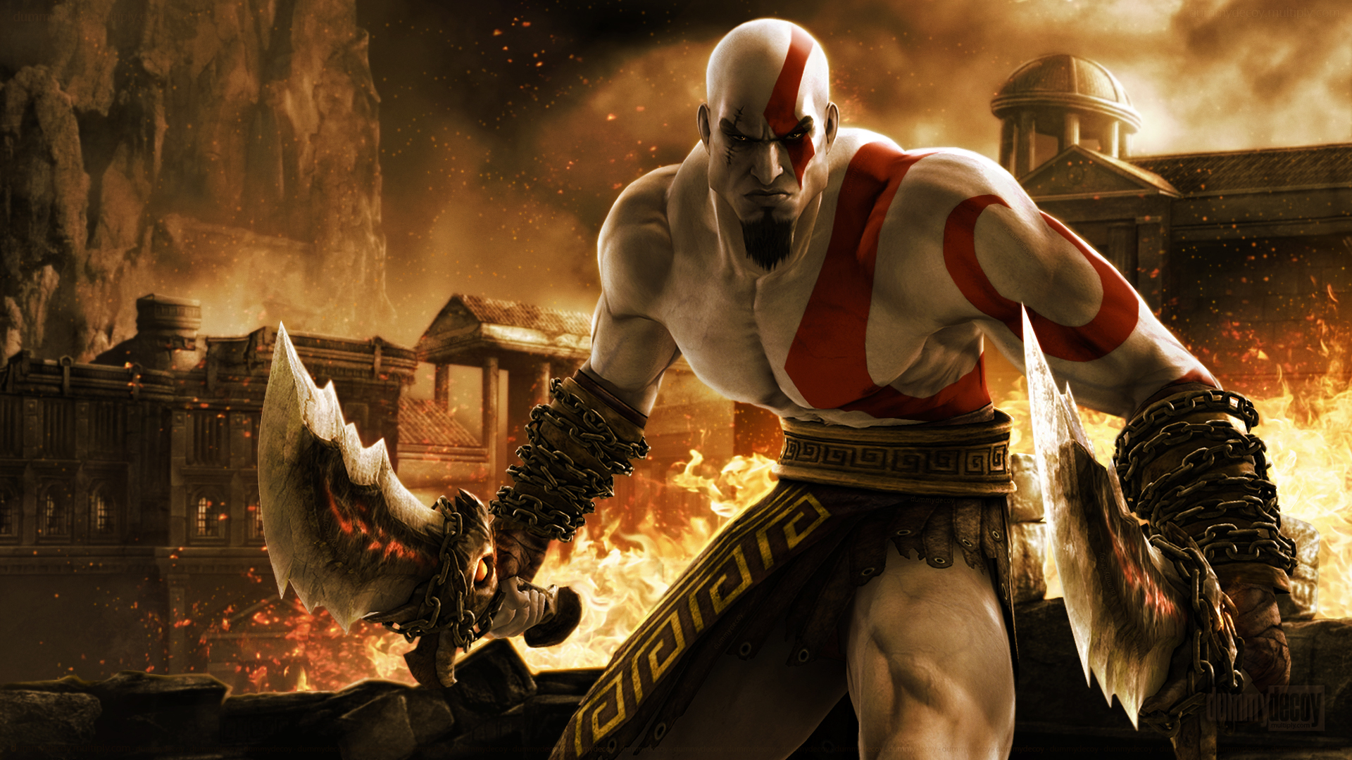 Kratos in God of War WALLPAPER 1920x1080