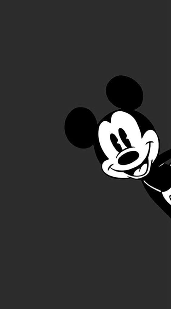 The Iconic White Mickey Mouse Wallpaper
