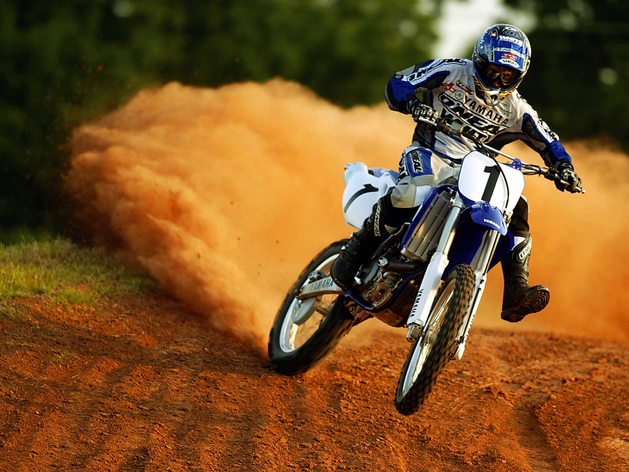 Dirt Bikes Motocross Wheelie Wallpaper Art HD