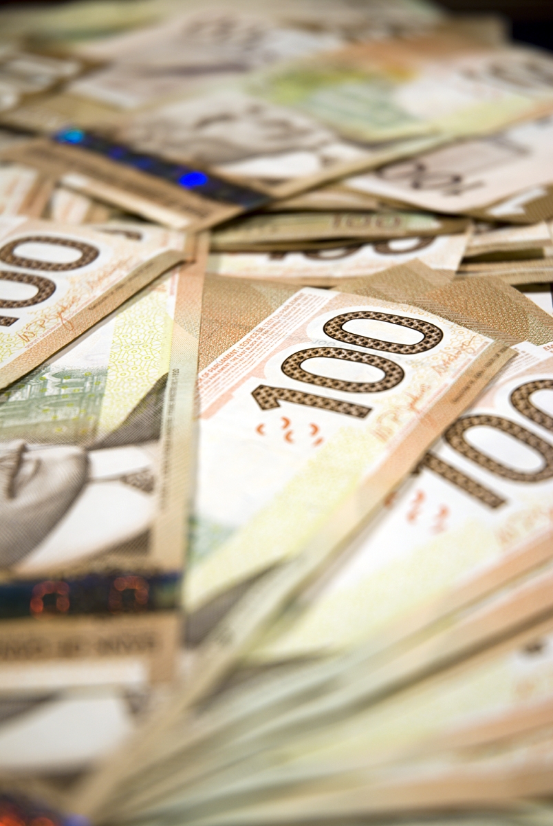Canadian Money Image Background