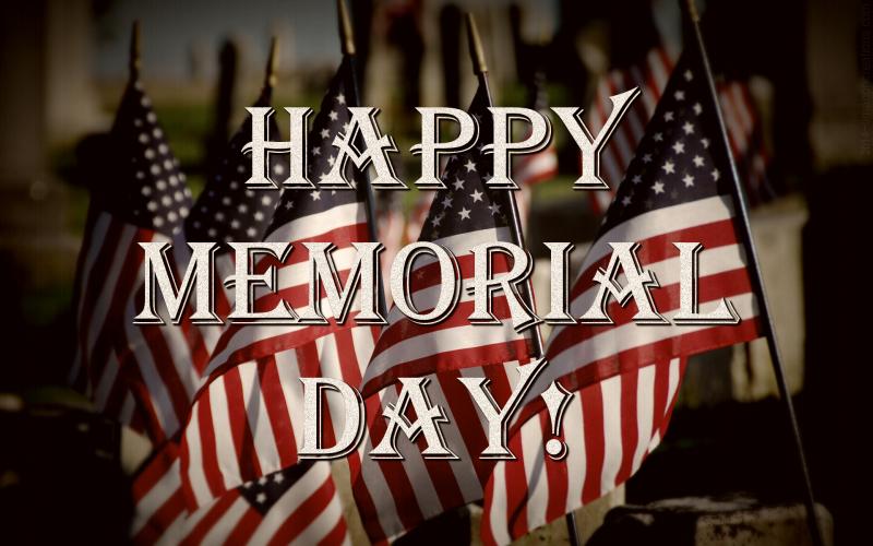 Wallpaper Happy Memorial Day With Flag My HD