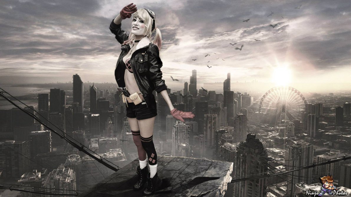 Bombshell Harley Quinn Cosplay Awa Con By Derpmybass On