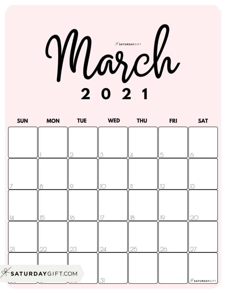 March Calendar Wallpaper Top