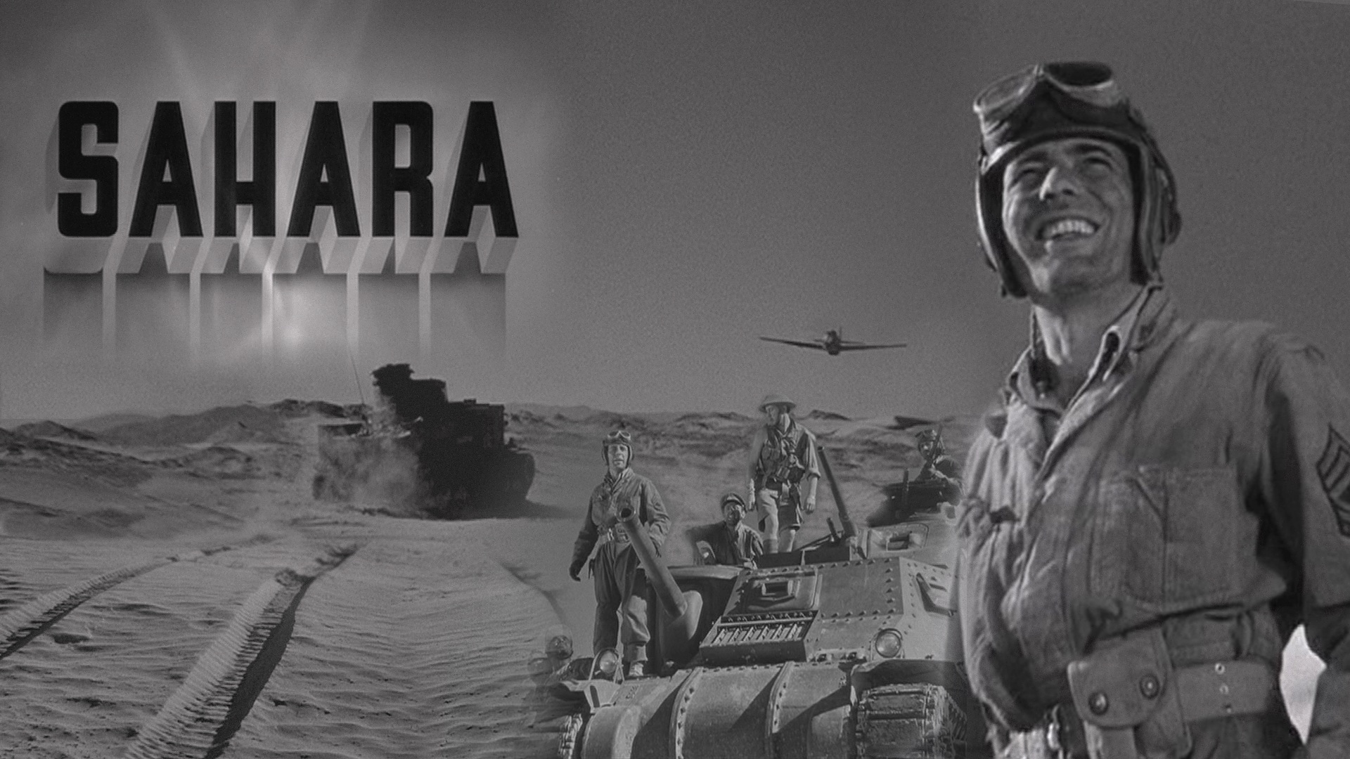 X Wallpaper For Sahara Starring Humphrey Bogart