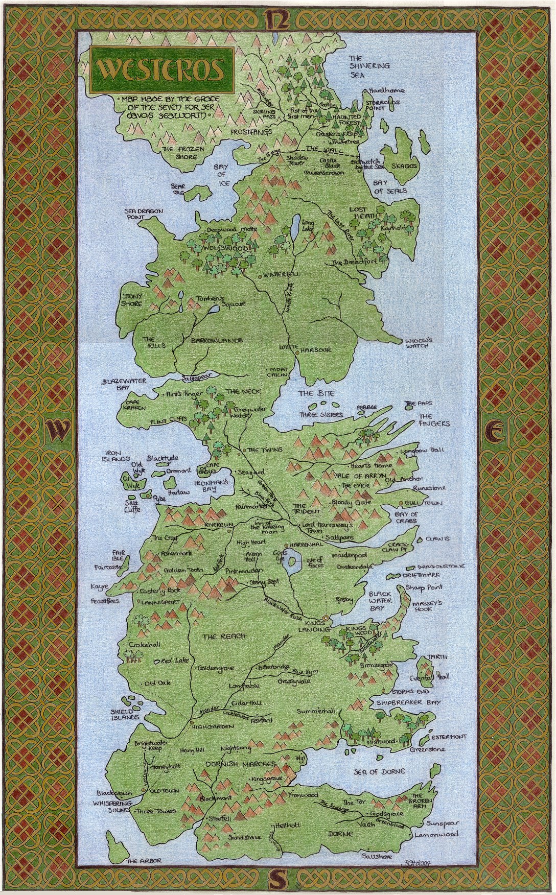Map Of Westeros   Freequotesclubcom