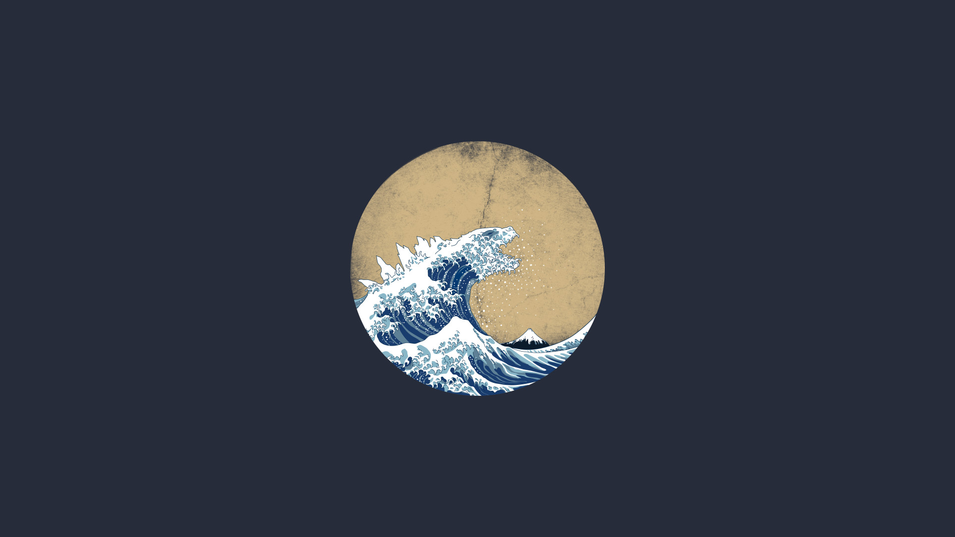 Godzilla Wave R Wallpaper