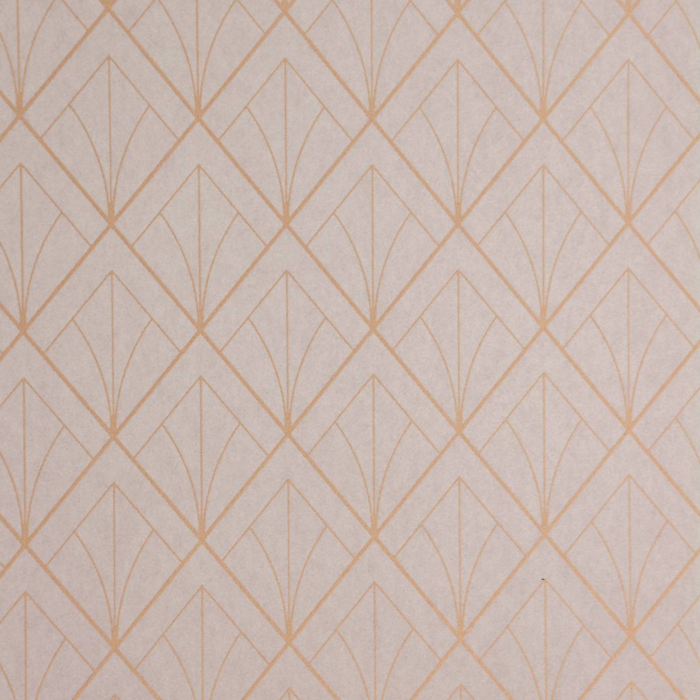 Art Deco Wallpaper Copper Casadeco Louise