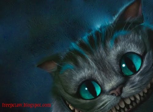  Wallpaper FreePCTaW Exclusives Tim Burtons Cheshire Cat Wallpapers