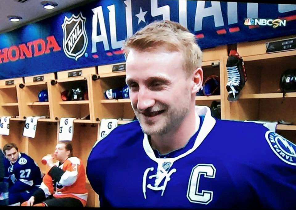 Steven Stamkos And Drouin In The Background All Star Weekend