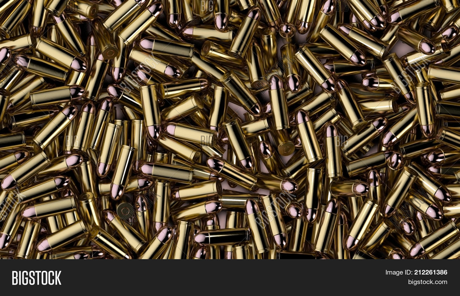 3d Render Bullets Image Photo Trial Bigstock