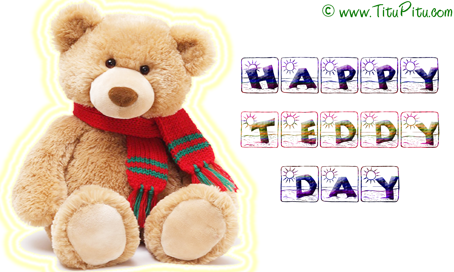 teddy day sticker