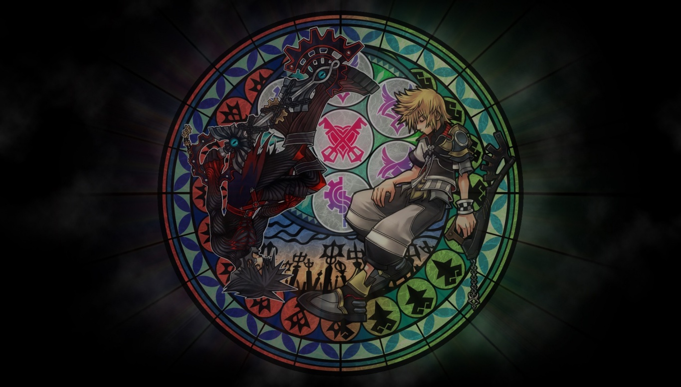 Hearts Stained Glass Anime Animated Wallpaper Best HD