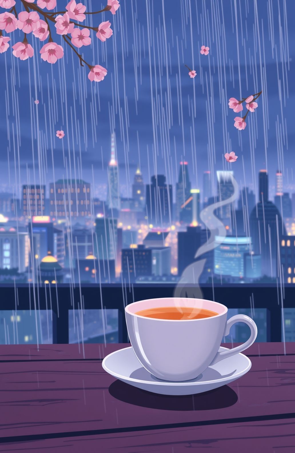 Lofi Anime Aesthetic iPad Wallpaper