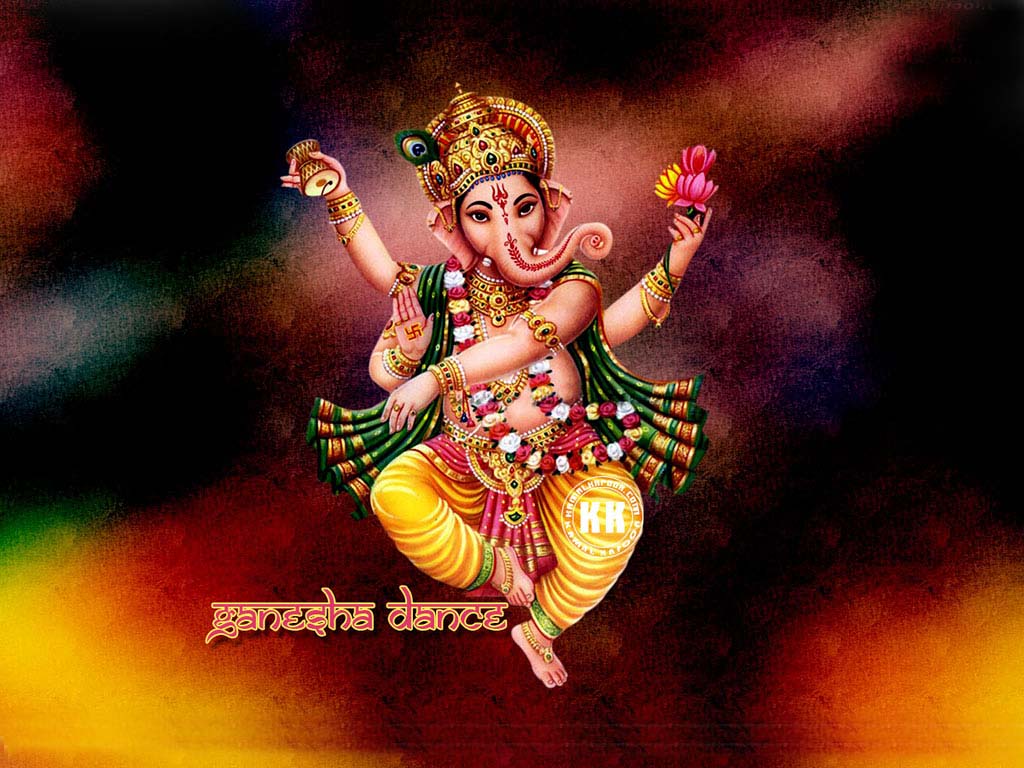 Dancing Ganesha Dancing Lord Ganesha HINDU GOD WALLPAPERS FREE
